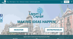 Desktop Screenshot of lignumcap.com